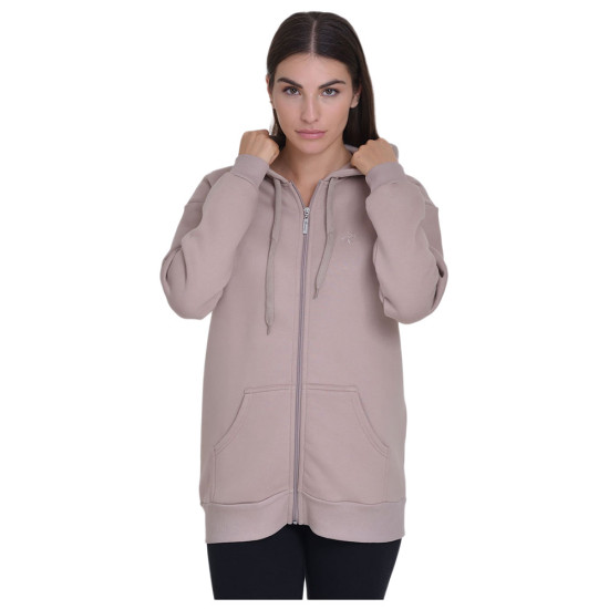 Target Γυναικεία ζακέτα Long Jacket Hoodie Fleece Target Γυναικεία ζακέτα Long Jacket Hoodie Fleece